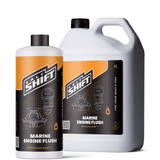 Salt Shift Marine Engine Flush 1L and 5L on a white background