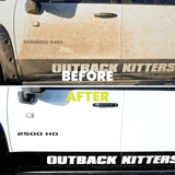 before and after car being washed with Salt Shift Off-Road Duo 